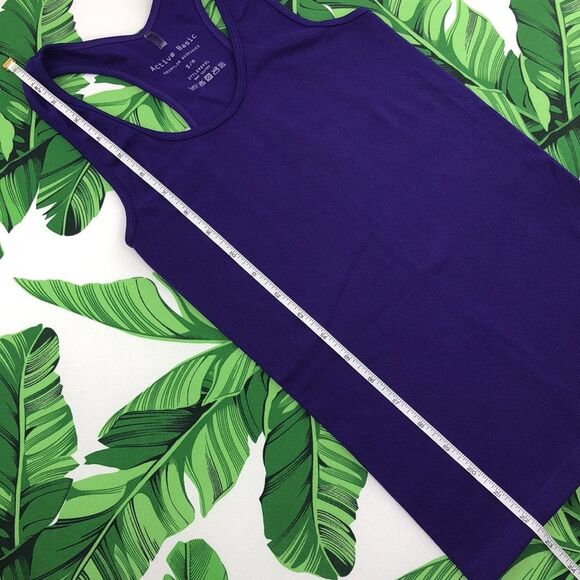 Active Basic Purple Sleeveless Scoop Neck Racerback Tank Top - Picture 11 of 12